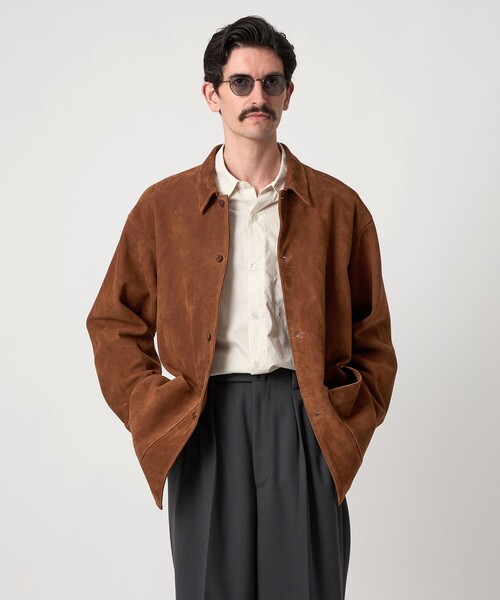 Steven Alan＞ ラフ スエード カバーオール（カバーオール）｜Steven