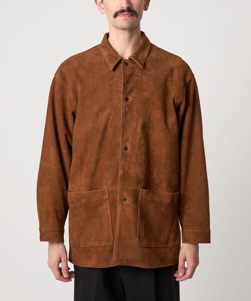 Steven Alan＞ ラフ スエード カバーオール（カバーオール）｜Steven