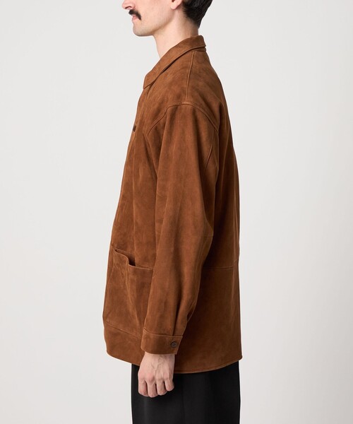 Steven Alan＞ ラフ スエード カバーオール（カバーオール）｜Steven