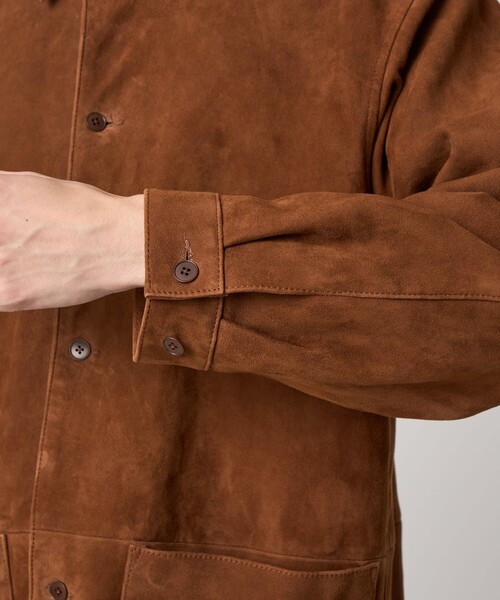 Steven Alan＞ ラフ スエード カバーオール（カバーオール）｜Steven