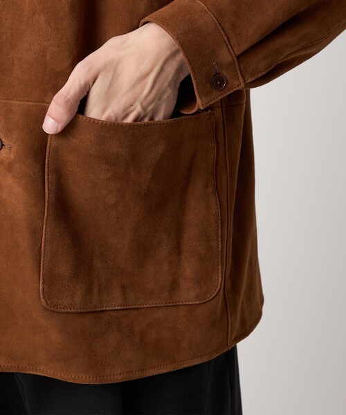 Steven Alan＞ ラフ スエード カバーオール（カバーオール）｜Steven