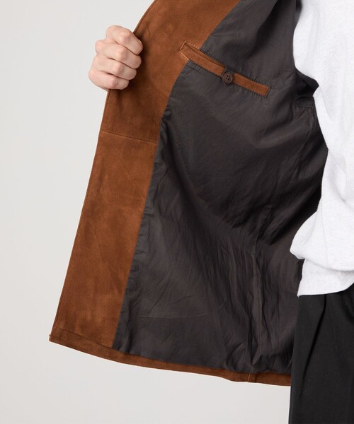 Steven Alan＞ ラフ スエード カバーオール（カバーオール）｜Steven