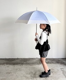 COMMON WARE(コモンウェアー)のNT: 3トーンラインカラー キッズアンブレラ バイカラー傘 55cm(長傘)