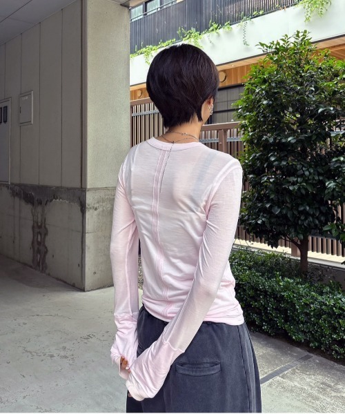 TURN OVER DETAIL TOP（Tシャツ/カットソー）｜Ameri（アメリ