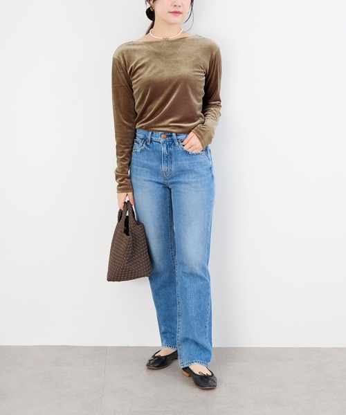 二メルダ♡ RED CARD TOKYO】Jude-スリムストレートデニムパンツ（デニム