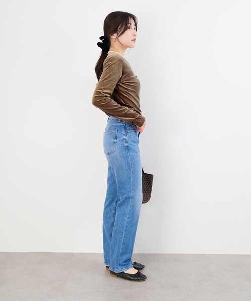 RED CARD TOKYO(レッドカード)の「【RED CARD TOKYO】Jude-スリムストレートデニムパンツ(デニムパンツ・レディース・インディゴブルー・23/24)」の8枚目の写真