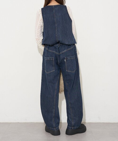 ANTI WARP /アンチワープ】セパレートデニムオーバーオール