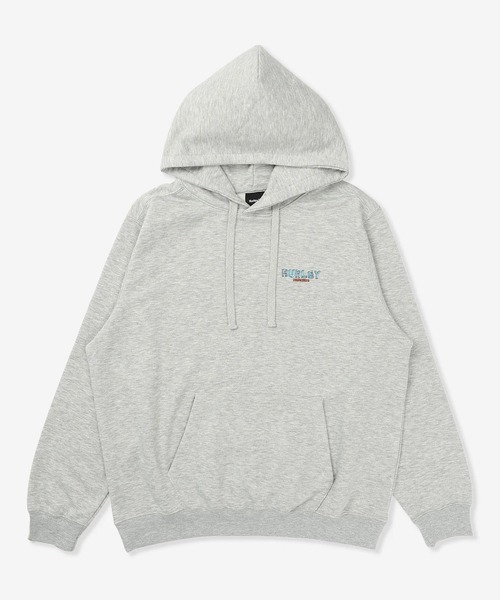 Hurley (ハーレー)の「Hurley/ハーレー プルオーバー パーカー スウェット フーディー バックプリント 裏毛 SWEAT CHILL OUT CAMP HOODIE MCFF252093(パーカー・メンズ・グレー/ブラック・L/M)」の7枚目の写真