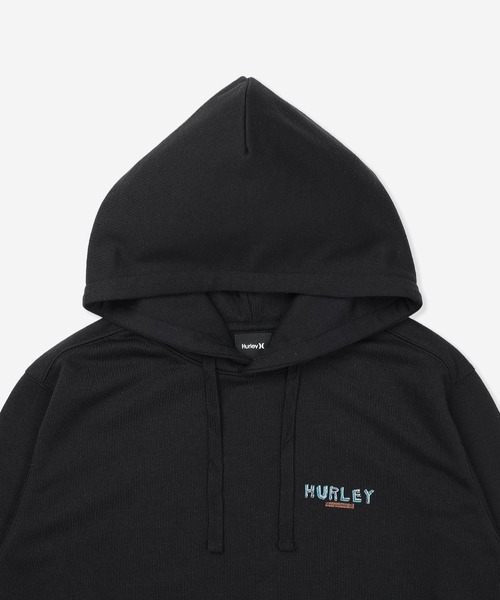 Hurley (ハーレー)の「Hurley/ハーレー プルオーバー パーカー スウェット フーディー バックプリント 裏毛 SWEAT CHILL OUT CAMP HOODIE MCFF252093(パーカー・メンズ・グレー/ブラック・L/M)」の5枚目の写真