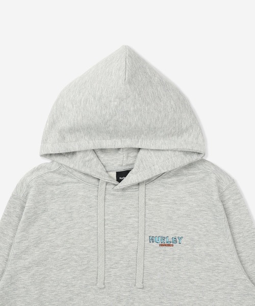 Hurley (ハーレー)の「Hurley/ハーレー プルオーバー パーカー スウェット フーディー バックプリント 裏毛 SWEAT CHILL OUT CAMP HOODIE MCFF252093(パーカー・メンズ・グレー/ブラック・L/M)」の8枚目の写真