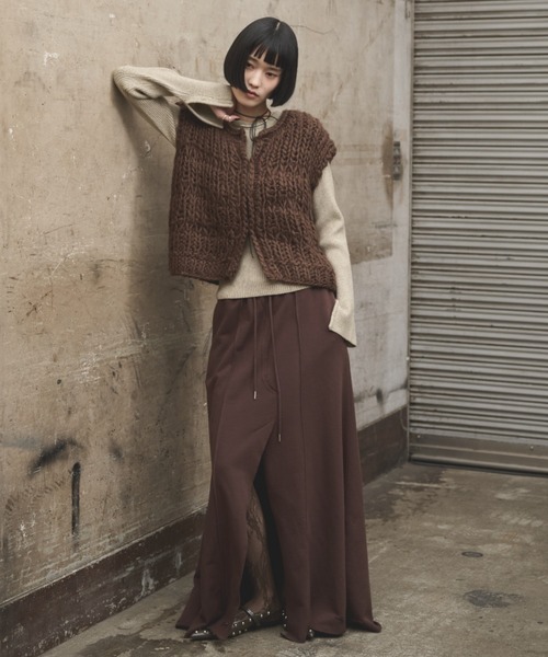 セール】ハンドニットローゲージベスト（ベスト）｜AIC.（エーアイシー