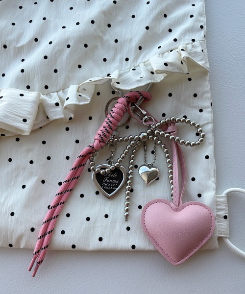 kutir(クティール)の「kutirlune/マルチデザインチャーム(キーホルダー・レディース・ブラック/ピンク/レッド・FREE)」の9枚目の写真