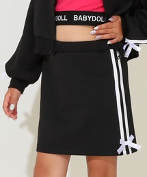 BABYDOLL（ベビードール）の「ラインジャージ スカート 0935K（トップス別売）（デニムスカート・キッズ）」