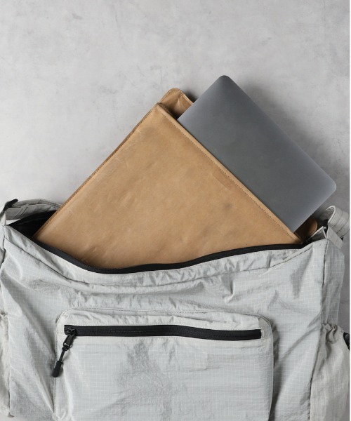 BACK NUMBER（バックナンバー）の「【BACK NUMBER】リップストップナイロン立体ポケットショルダーバッグ（ショルダーバッグ・メンズ・ブラウン/ブラック/グレー・ONE SIZE）」の10枚目の写真