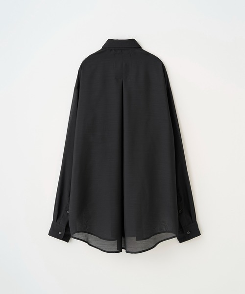 Juha(ユハ)の「SHEER LIGHT SHIRT(シャツ/ブラウス・メンズ・ブラック/サックスブルー/ホワイト・3/4)」の22枚目の写真