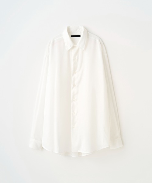 Juha(ユハ)の「SHEER LIGHT SHIRT(シャツ/ブラウス・メンズ・ブラック/サックスブルー/ホワイト・3/4)」の21枚目の写真