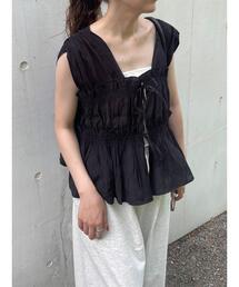 ehka sopo | ◎リボンノースリブラウス(シャツ/ブラウス)