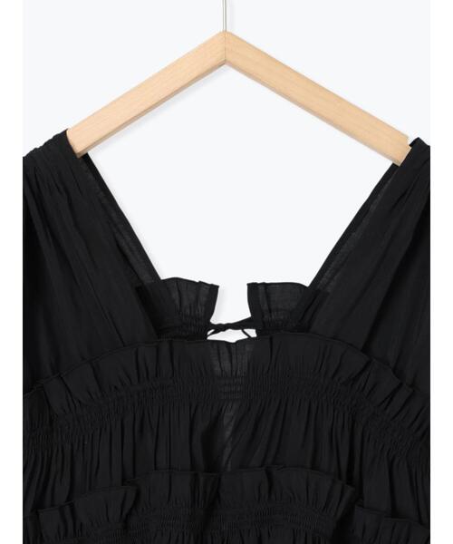 ehka sopo（エヘカソポ）の「◎リボンノースリブラウス（シャツ/ブラウス・レディース・キナリ/ブラウン/ブラック・F）」の18枚目の写真