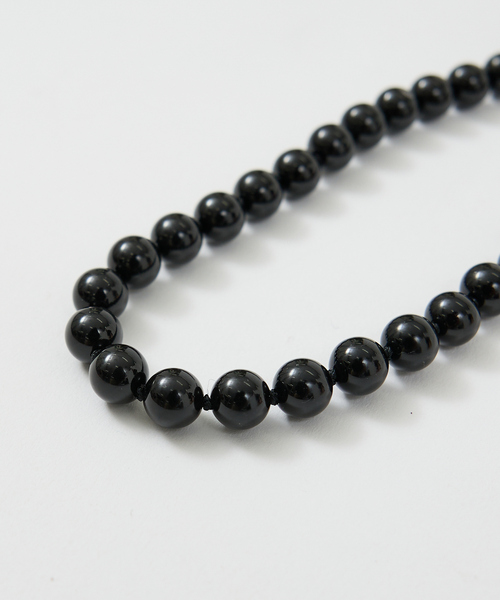 Rouge vif（ルージュヴィフ）の「【OCUCCI  jewelry/オクチ ジュエリー】Stone Choker-onyx オキニスチョーカーネックレス（ネックレス・レディース・ブラック・フリー）」の6枚目の写真