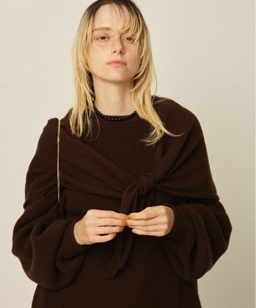 Rouge vif（ルージュヴィフ）の「【OCUCCI  jewelry/オクチ ジュエリー】Stone Choker-onyx オキニスチョーカーネックレス（ネックレス・レディース・ブラック・フリー）」の9枚目の写真