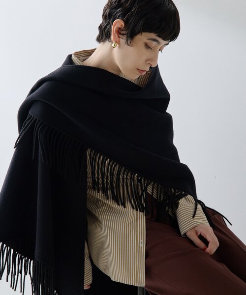 wool  stole ストール Christian AKS】Wool Fringe Stole（ストール/ショール）｜Whim