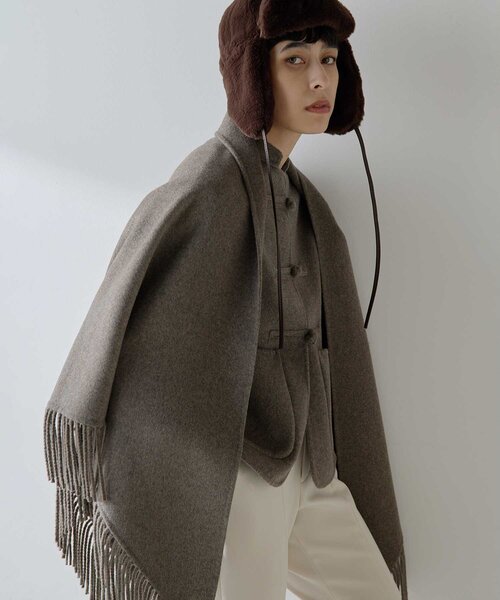 Christian AKS】Wool Fringe Stole（ストール/ショール）｜Whim