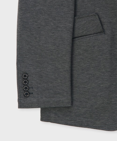 Psycho Bunny（サイコバニー）の「RENU モクロディニット調 セットアップジャケット（テーラードジャケット・メンズ・チャコールグレー/ネイビー・LL/LARGE/MEDIUM）」の9枚目の写真