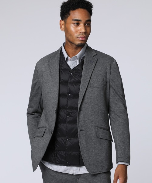 RENU モクロディニット調 セットアップジャケット（テーラード