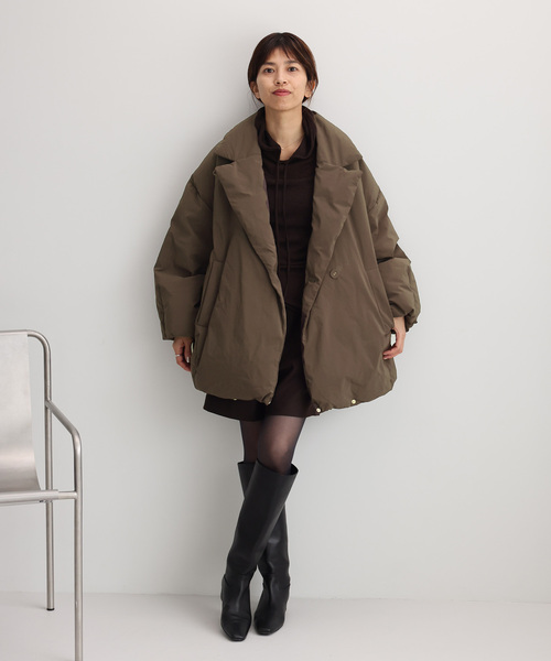 ARTIROSA 撥水テイラーコクーンダウン（ダウンジャケット/コート