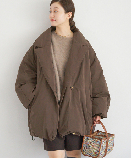 ARTIROSA 撥水テイラーコクーンダウン（ダウンジャケット/コート