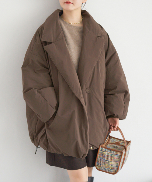 ARTIROSA 撥水テイラーコクーンダウン（ダウンジャケット/コート