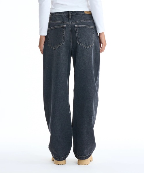 ROXY(ロキシー)の「MOOD /ロキシーバレルレッグハイウエストデニムパンツ(デニムパンツ・レディース・ブラック/ブルー・MEDIUM/LARGE/SMALL)」の5枚目の写真