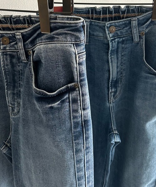 cepo（セポ）の「STREAMデニムパンツ〈クロップド / 丈短め〉（デニムパンツ・レディース・ブルー系2/ブルー系3・L/M/S）」の10枚目の写真