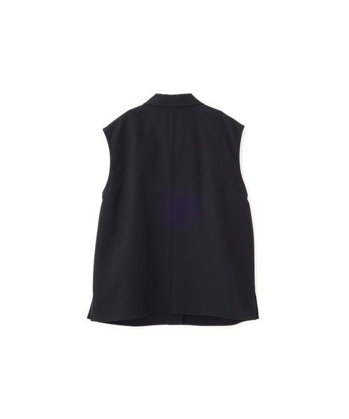 MHL.（エムエイチエル）の「WOOL COTTON DRILL（シャツ/ブラウス・レディース・ブラック・2）」の5枚目の写真