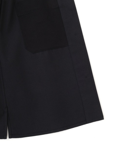 MHL.（エムエイチエル）の「WOOL COTTON DRILL（シャツ/ブラウス・レディース・ブラック・2）」の6枚目の写真