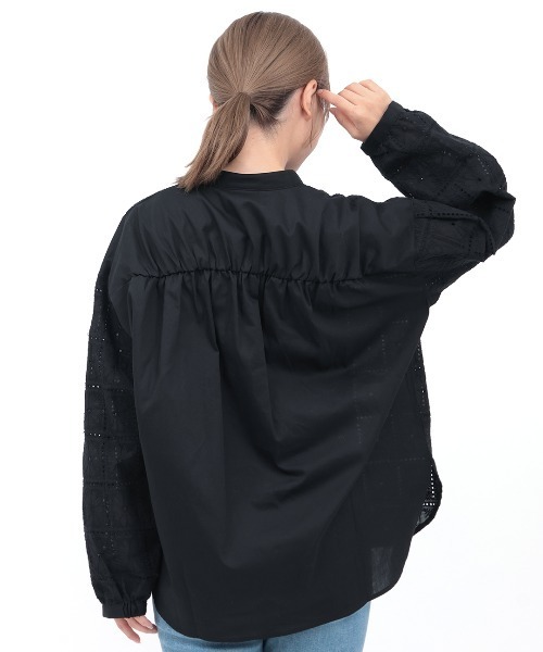 チチカカ（チチカカ）の「レース切替ブラウス（シャツ/ブラウス・レディース・ホワイト/ブラック/カーキ・FREE）」の15枚目の写真