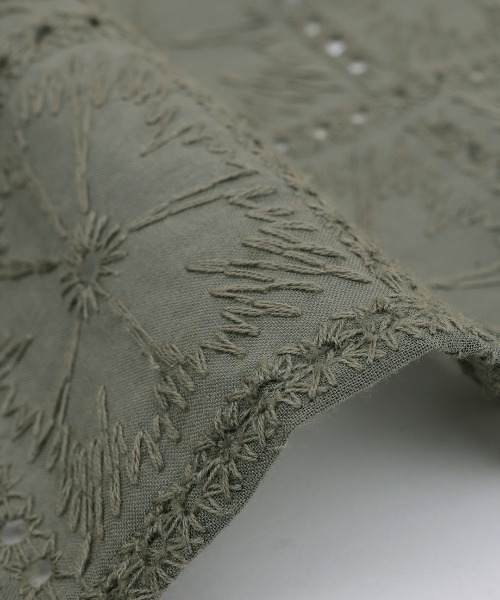 チチカカ（チチカカ）の「レース切替ブラウス（シャツ/ブラウス・レディース・ホワイト/ブラック/カーキ・FREE）」の22枚目の写真