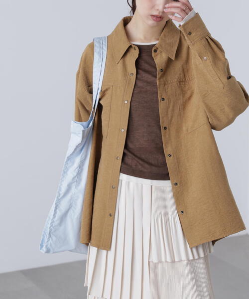 FREE'S MART（フリーズマート）の「◆ルーズシャツ（シャツ/ブラウス・レディース・ブラウン系その他/ベージュ/ブラック系その他・FREE）」の19枚目の写真