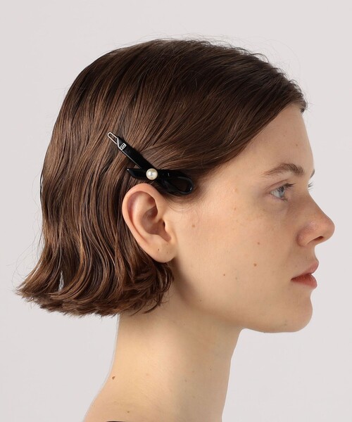 □ALEXANDRE DE PARIS パールリボン ボールピン