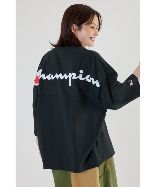 Champion Vネック7分袖トップス（Tシャツ/カットソー）｜RODEO CROWNS