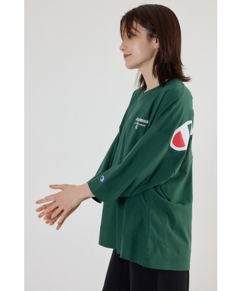 Champion Vネック7分袖トップス（Tシャツ/カットソー）｜RODEO CROWNS