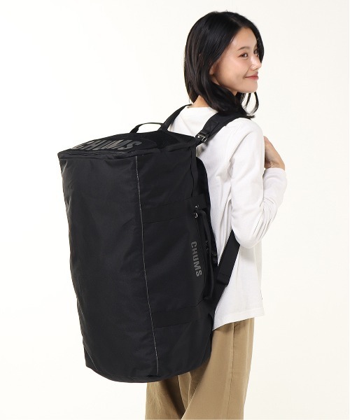 CHUMS(チャムス)の「【CHUMS/チャムス】 Recycle CHUMS 2way Boston Bag 45(ボストンバッグ・メンズ・ブラック/ブラック×ブラック・FREE)」の7枚目の写真