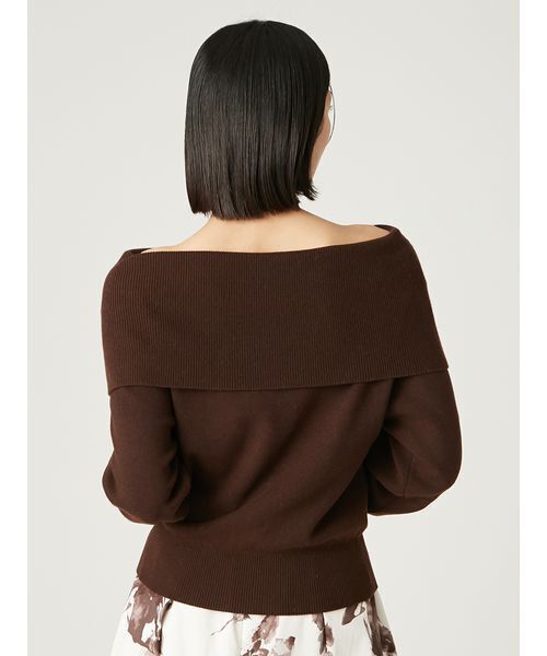 ワイドカラーオフショルダープルオーバー（Tシャツ/カットソー）｜FRAY