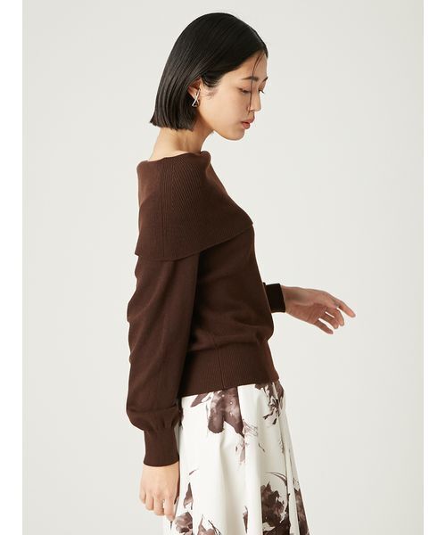 ワイドカラーオフショルダープルオーバー（Tシャツ/カットソー）｜FRAY