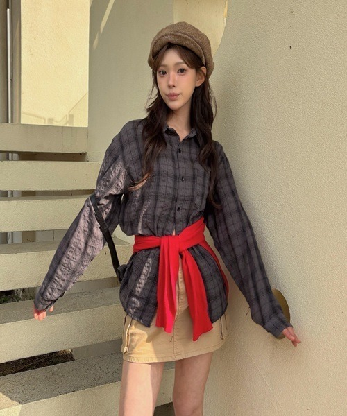 Vini(ヴィニ)の「【Vini】カーゴ ミニスカート(スカート・レディース・ベージュ・SMALL/MEDIUM/LARGE)」の5枚目の写真