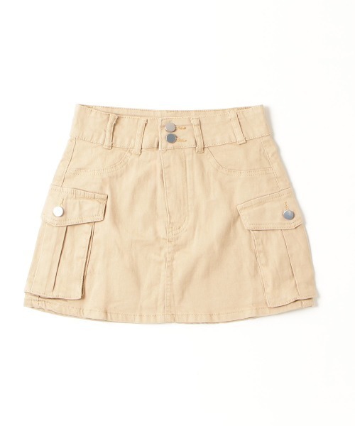 Vini(ヴィニ)の「【Vini】カーゴ ミニスカート(スカート・レディース・ベージュ・SMALL/MEDIUM/LARGE)」の9枚目の写真