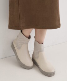 SHOO・LA・RUE | 【撥水/低反発クッション】すっぽりラクラク はきぐちニットブーツ(ブーツ)