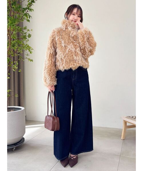 dazzlin(ダズリン)の「スイッチングワイドデニムパンツ(デニムパンツ・レディース・ライトブルー/インディゴブルー・SMALL/MEDIUM)」の16枚目の写真