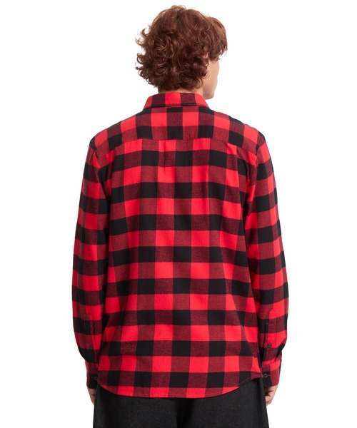 VOLCOM（ボルコム）の「VOLCOM/ボルコム 長袖 チェックシャツ CADEN PLAID LS A0532506（シャツ/ブラウス・メンズ・ブラウン系その他/レッド系その他/ブラック系その他・L/M）」の17枚目の写真