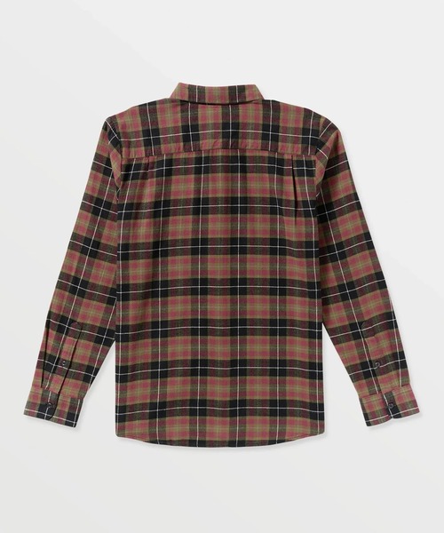 VOLCOM（ボルコム）の「VOLCOM/ボルコム 長袖 チェックシャツ CADEN PLAID LS A0532506（シャツ/ブラウス・メンズ・ブラウン系その他/レッド系その他/ブラック系その他・L/M）」の9枚目の写真
